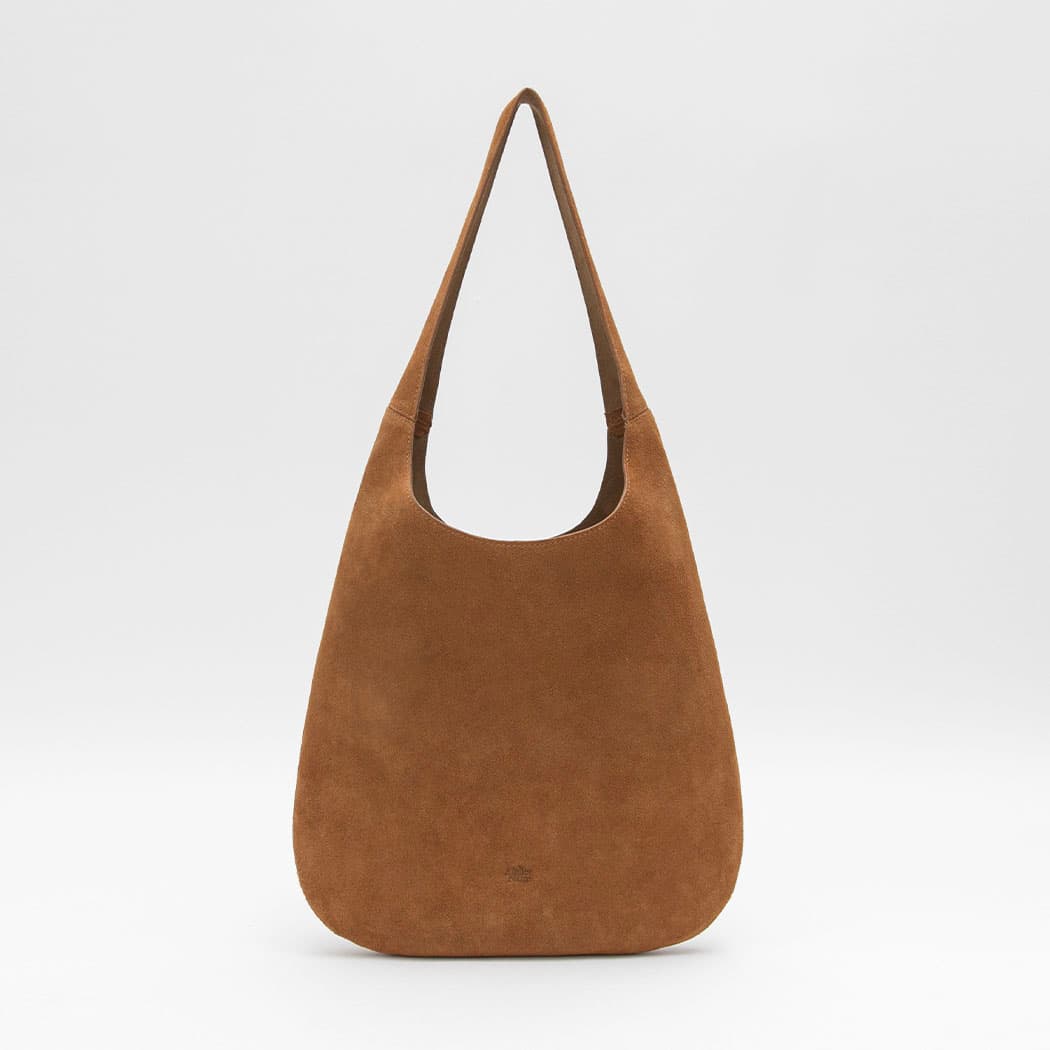 (Z-B-2476)SUEDE ROUND SHOULDER BAG