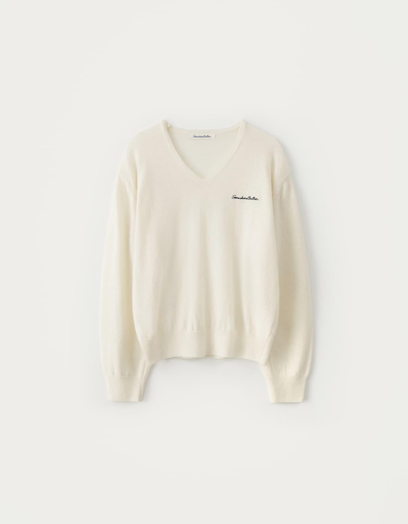 Roe V-Neck Knit - Ivory