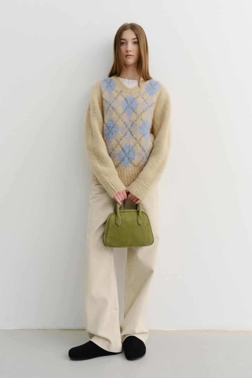 SUEDE BOSTON TOTE BAG PISTACHIO_UDBA5F202E2