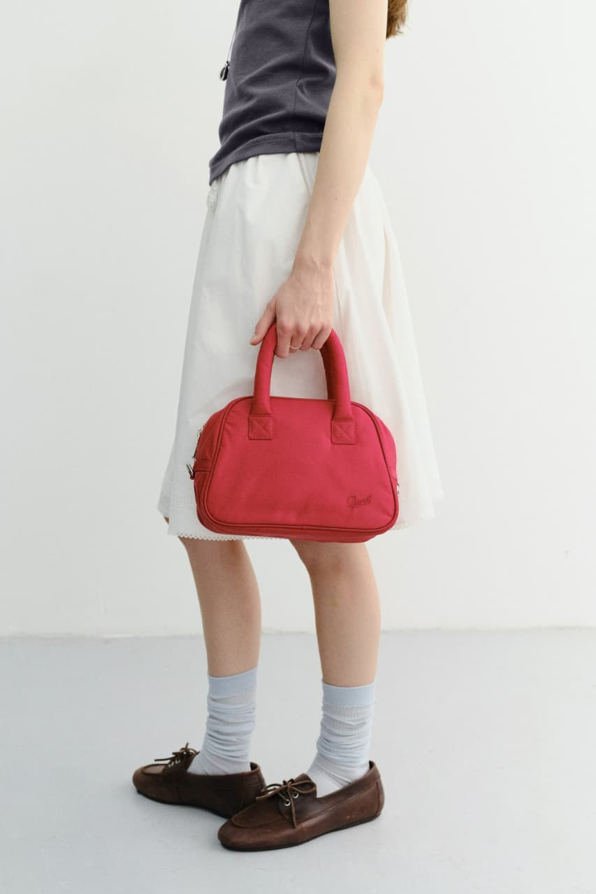 NYLON BOSTON TOTE BAG RED_UDBA6E212R2