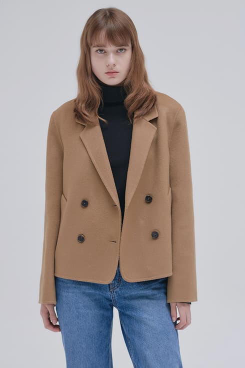 23FN handmade double crop jacket [2colors]