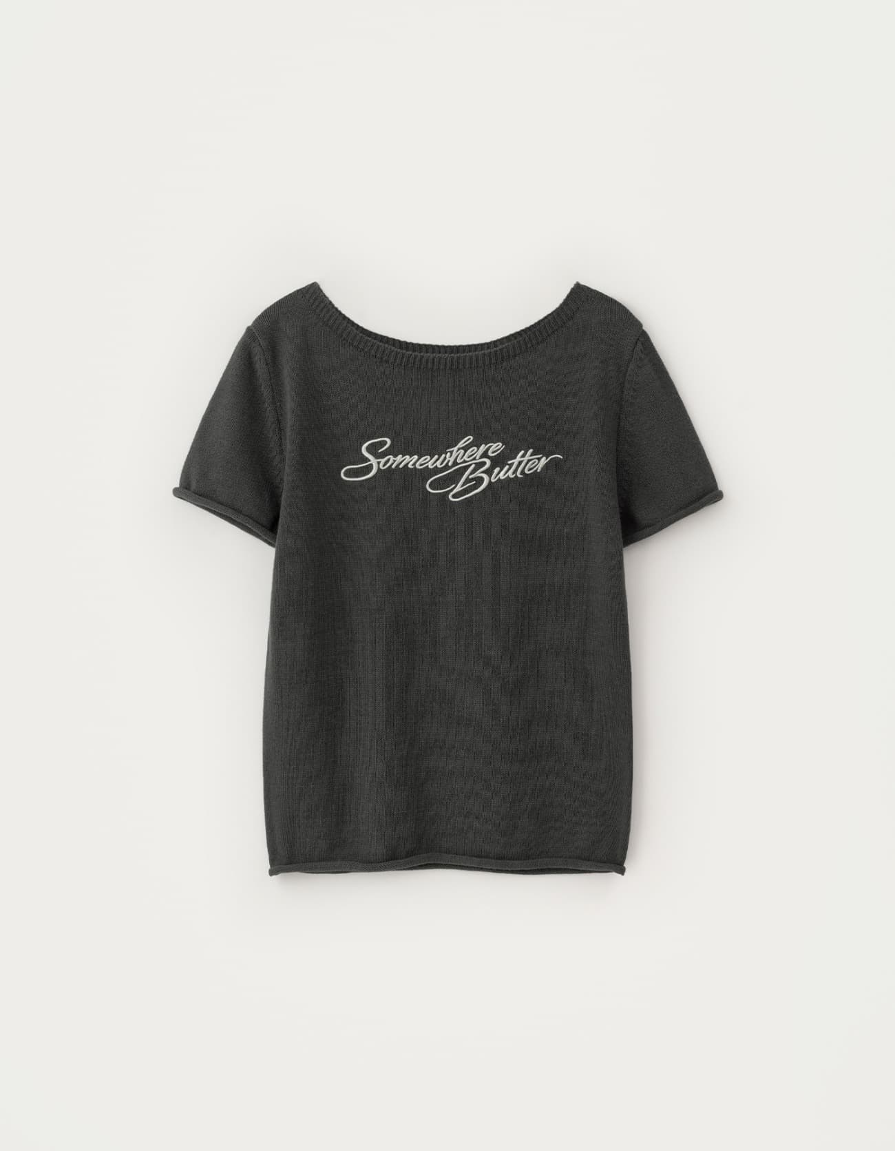 Nini Half Knit - Charcoal
