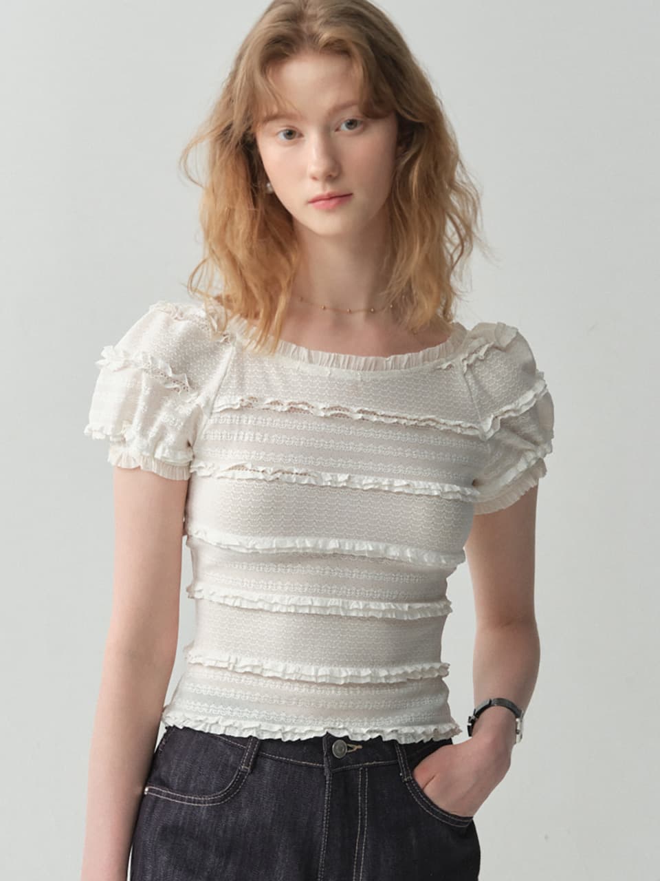 Soft Ripple Top(2color)