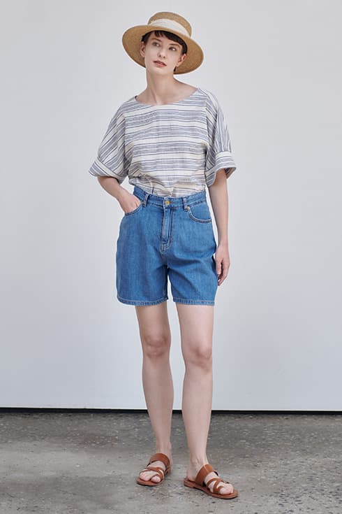 22MN dolman sleeve blouse [BL]