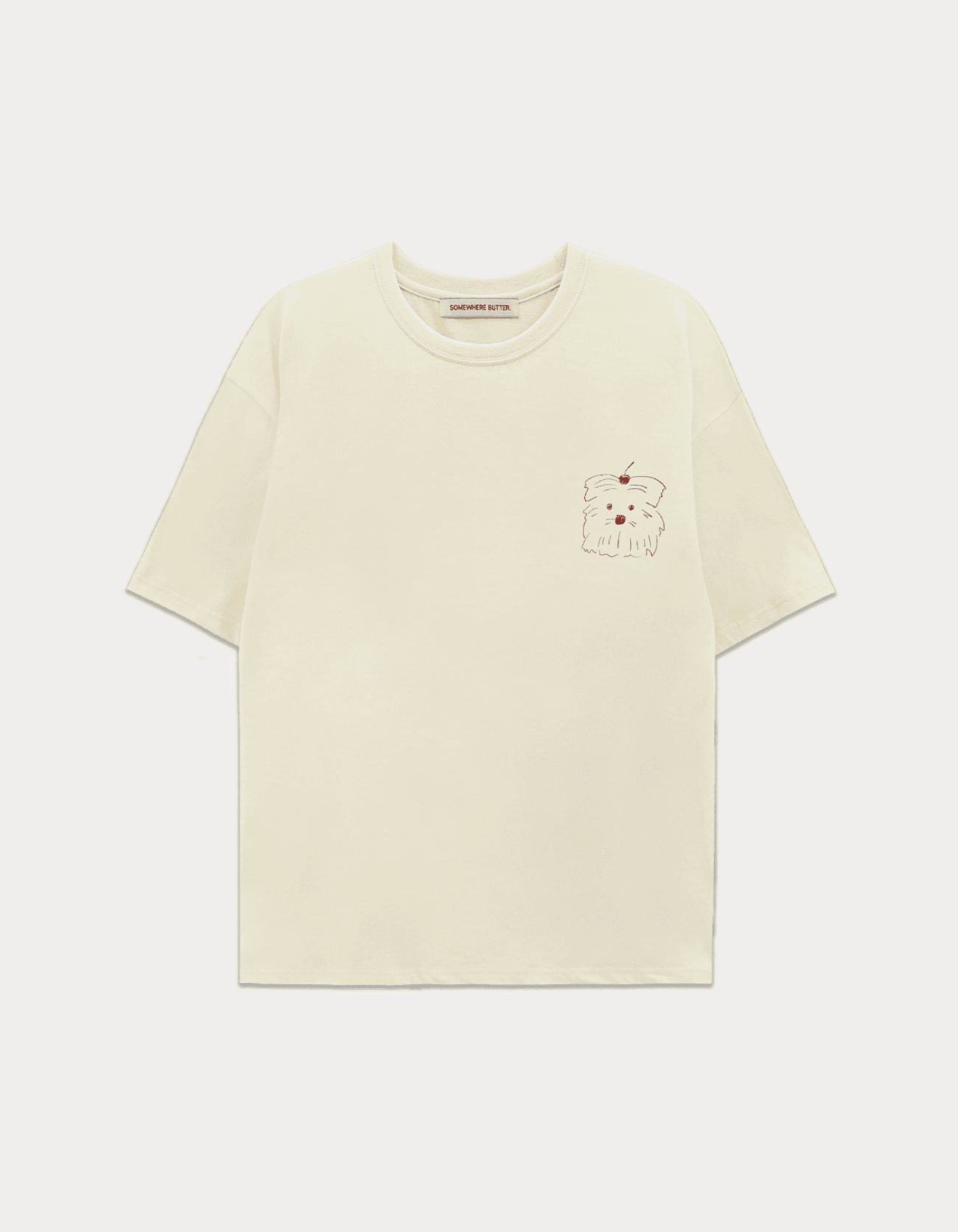 Butteree sketch over-fit top - Cream
