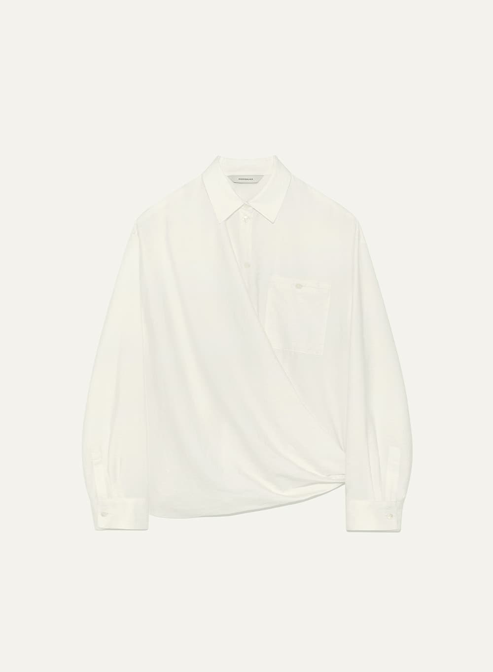Leona Twisted Shirt White
