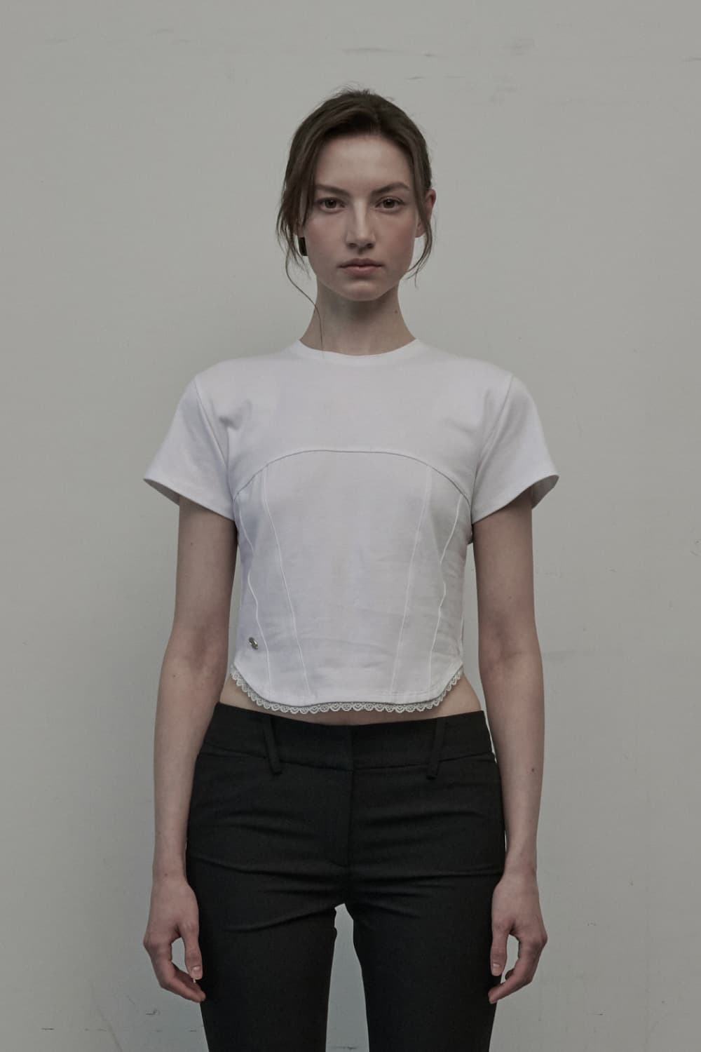 Lakin Laced T-Shirt - White