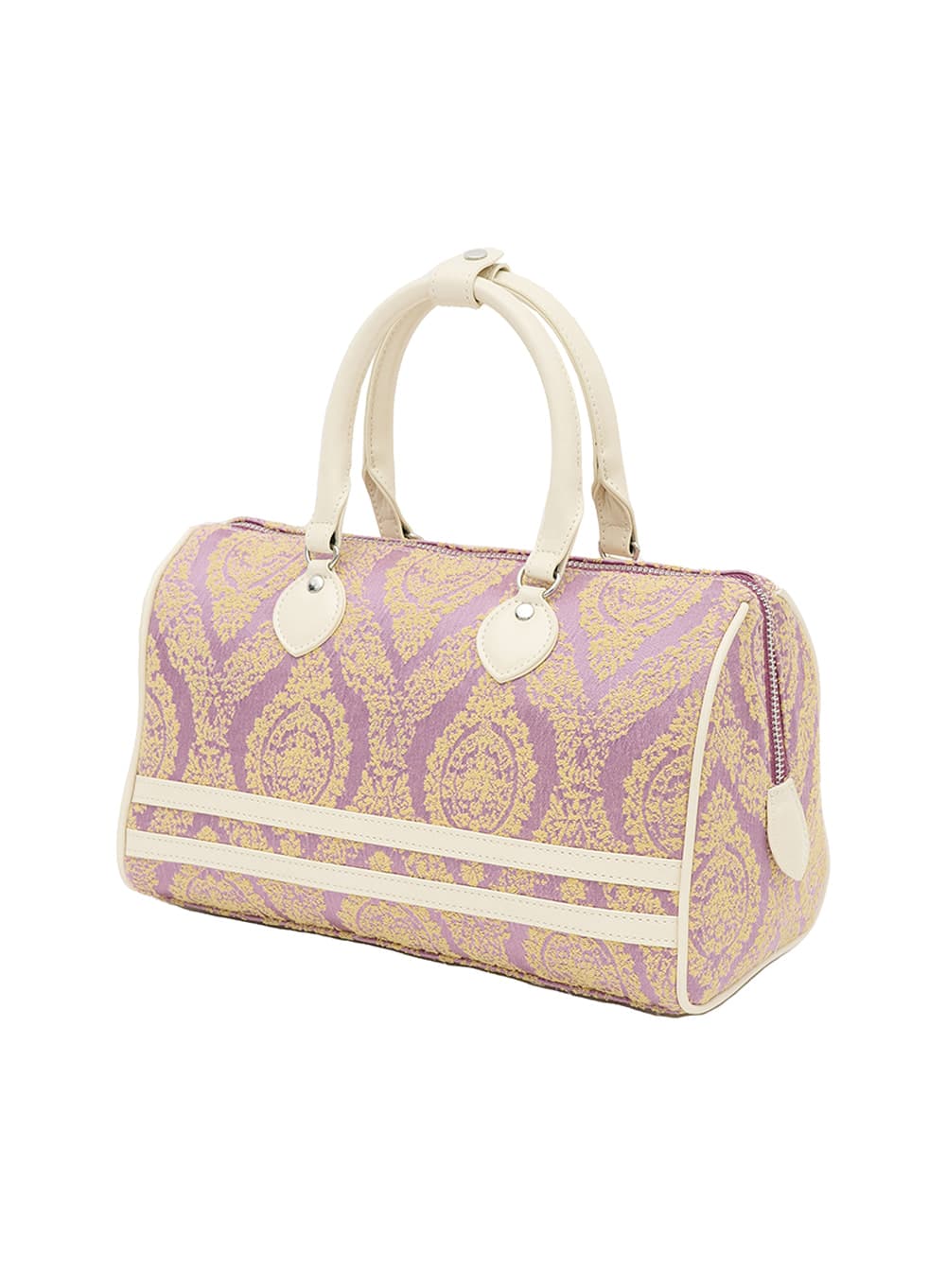 STRIPE BOSTON BAG_PINK