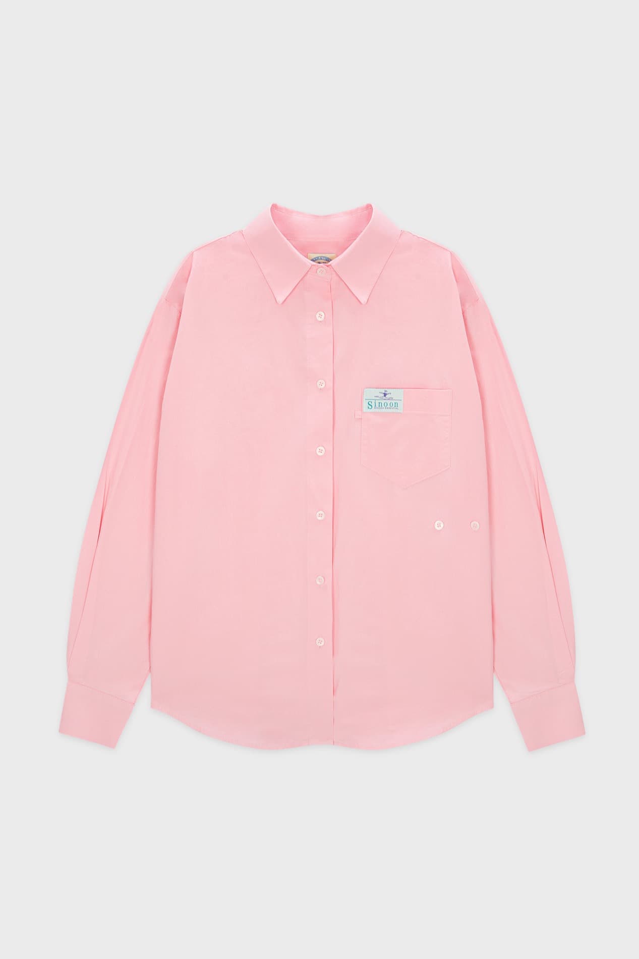 Classic Cotton Shirt (Light Pink)