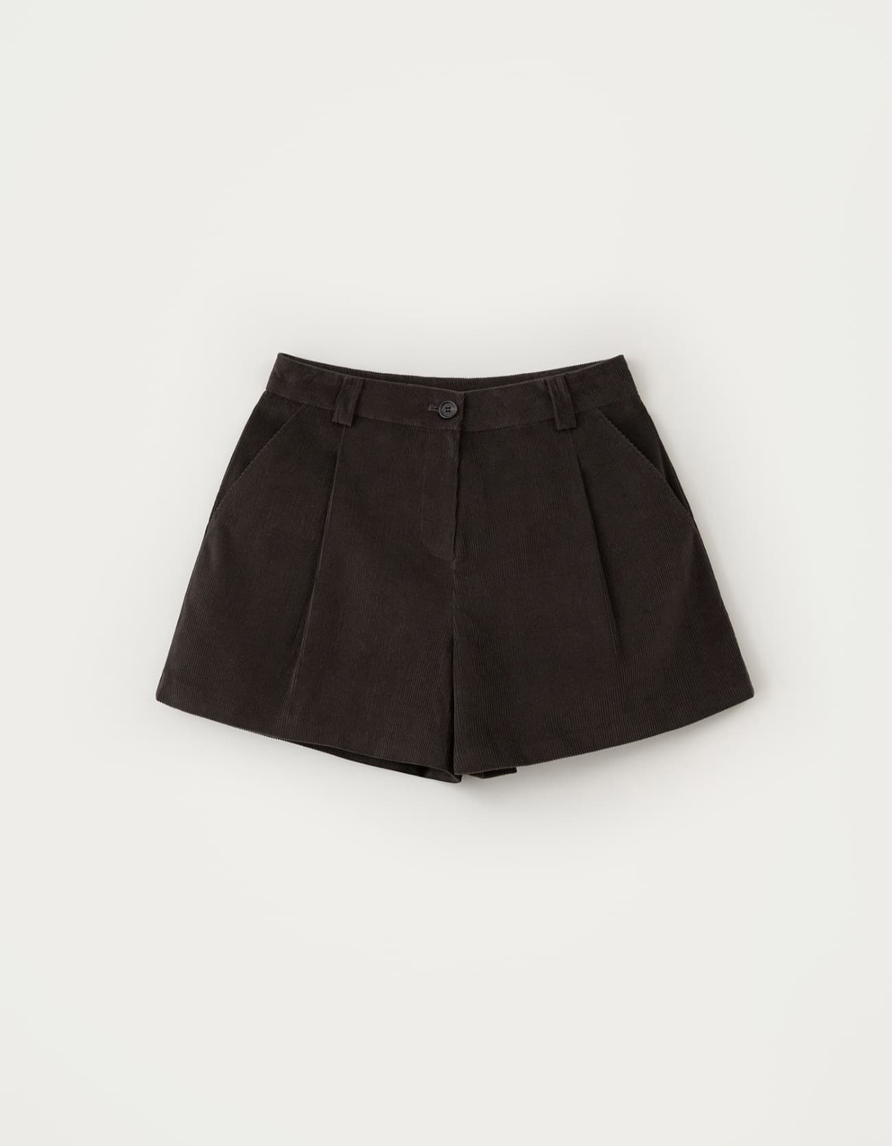 Corduroy Dave Short Pants - Brown