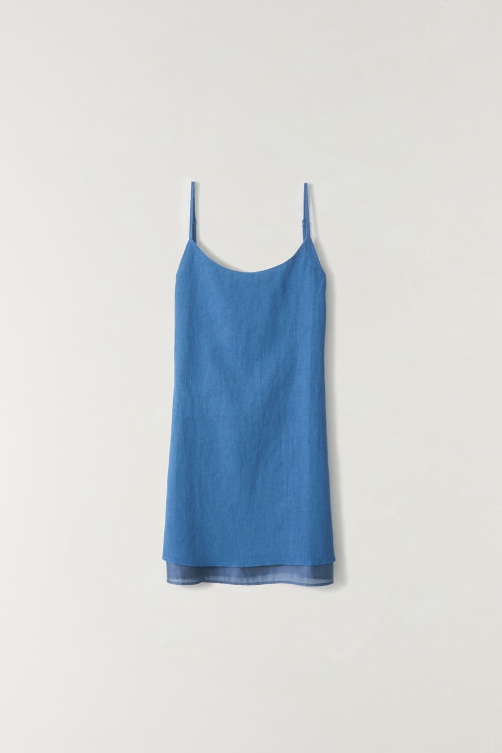 린넨 레이어드 원피스 COBALT BLUE
