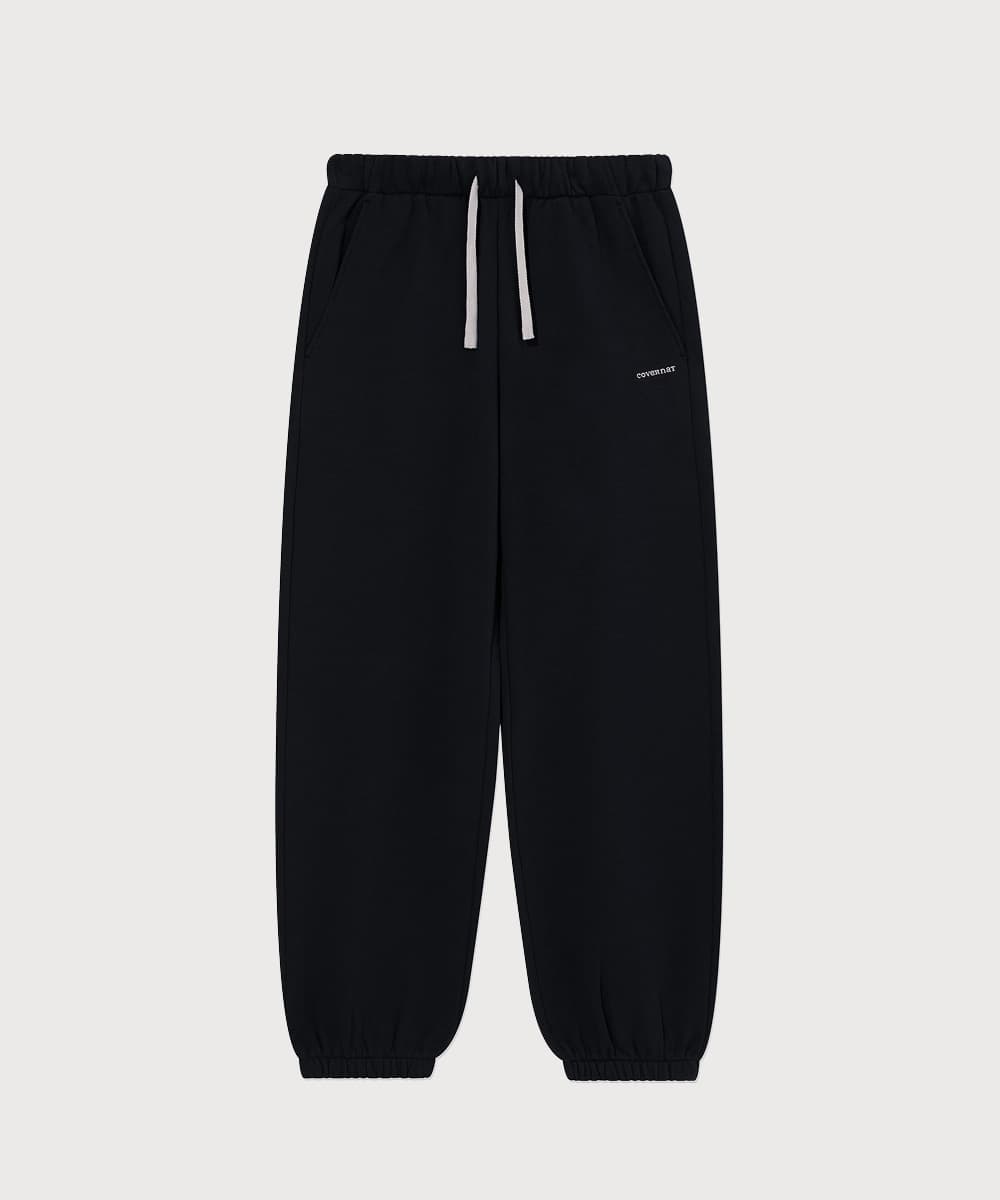 우먼 기모 조거 팬츠 Dark Navy