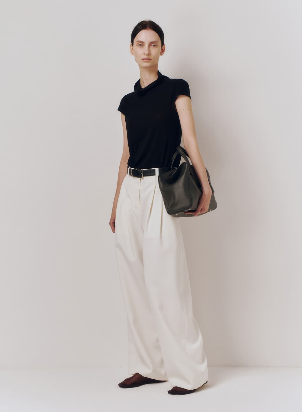 Margot Curved Pants Cream