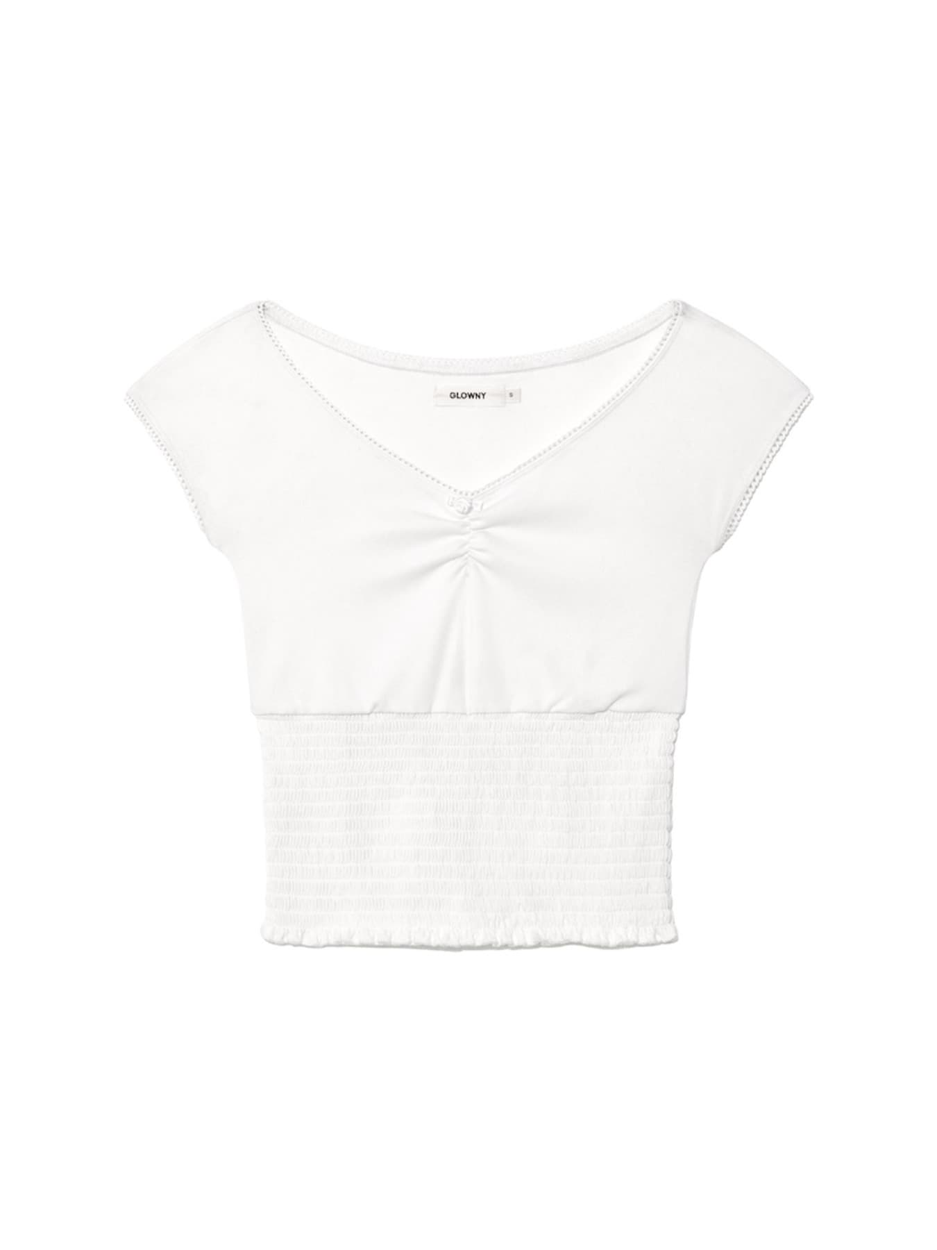 PEEKABOO SMOKE TEE (WHITE)