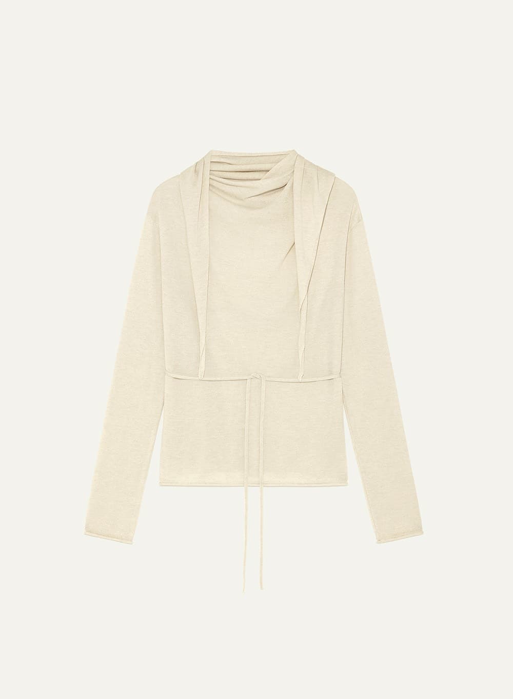 Scarf Pullover Ivory