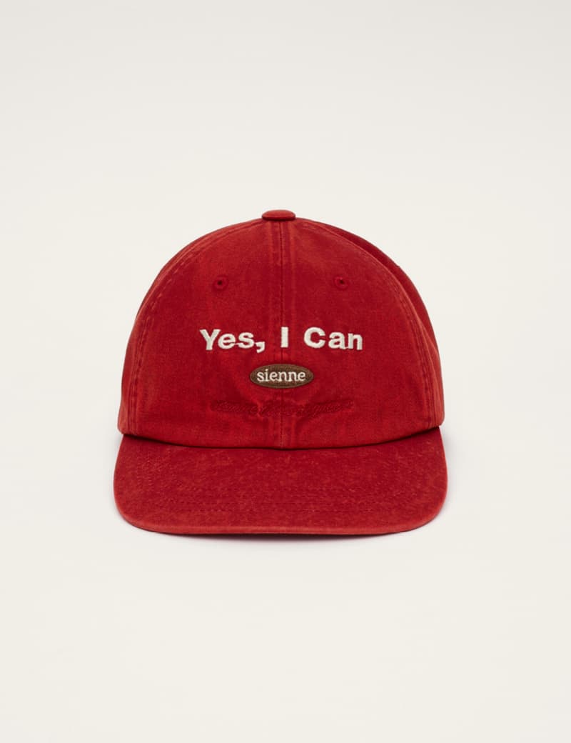 Crown Washed Cotton Ball Cap (Red)