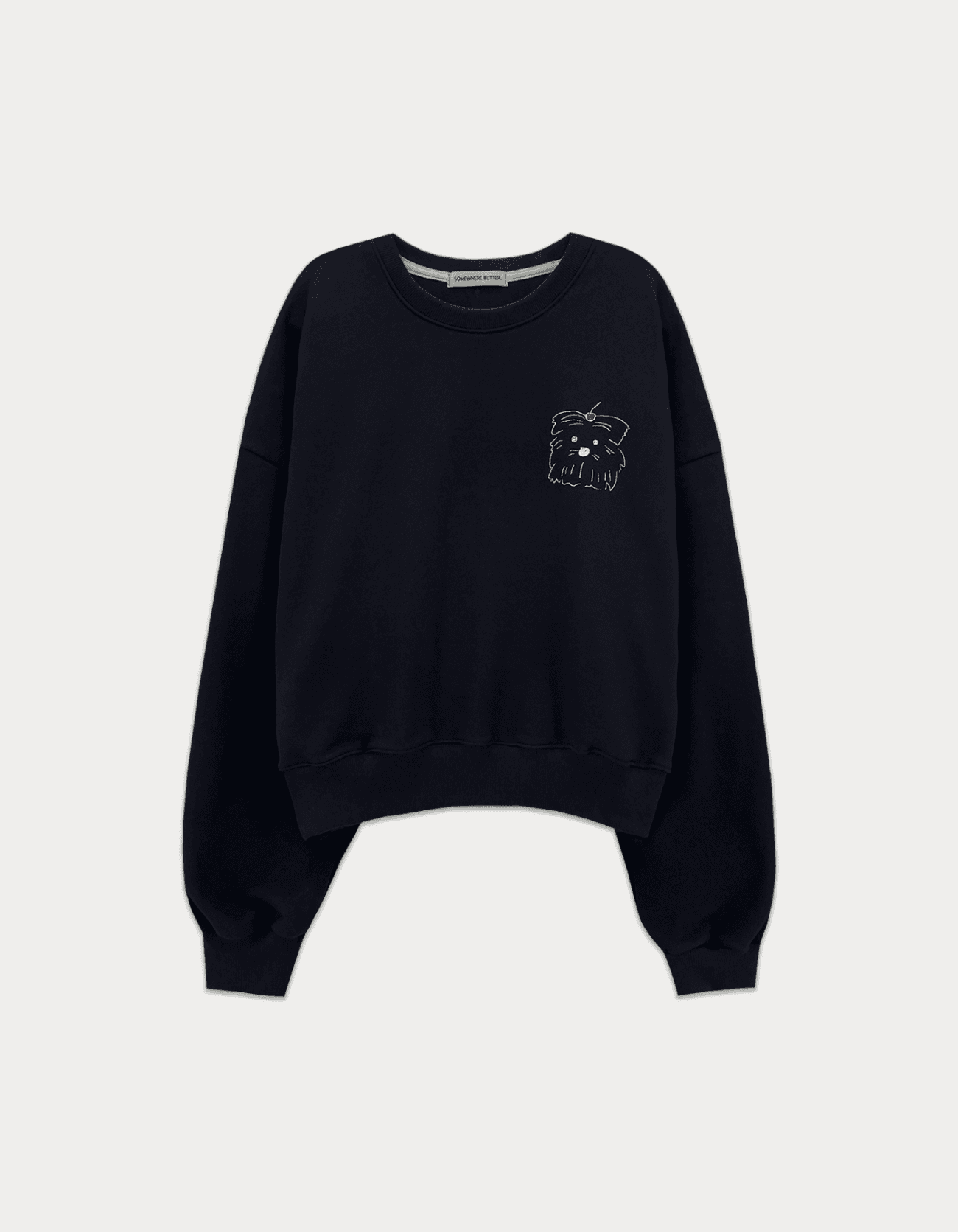 Butteree Sketch Over-Fit Sweatshirt - Navy