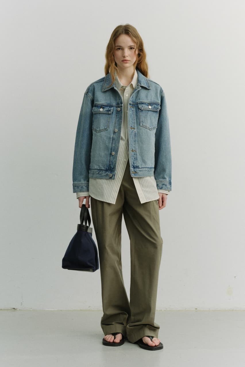 UNISEX DENIM TRUCKER JACKET LIGHT BLUE_UDJU6A108B1
