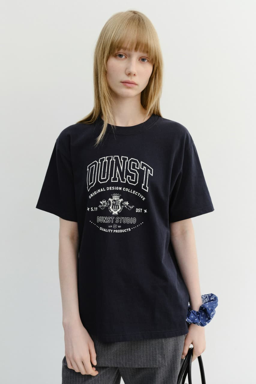 UNISEX CUPID ARCH LOGO T-SHIRT FRENCH NAVY_UDTS6B129N2