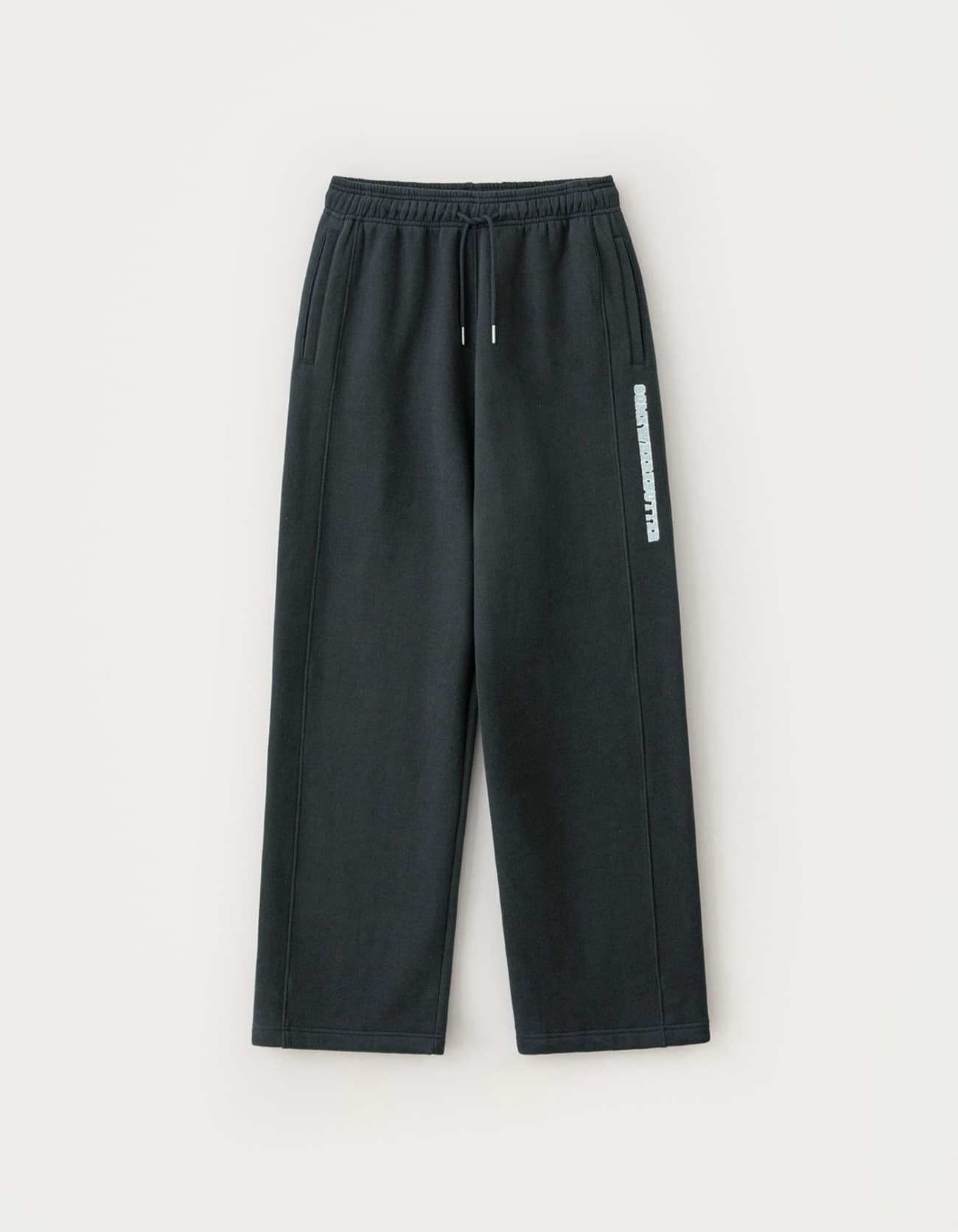 Square Logo String Sweatpants - Charcoal