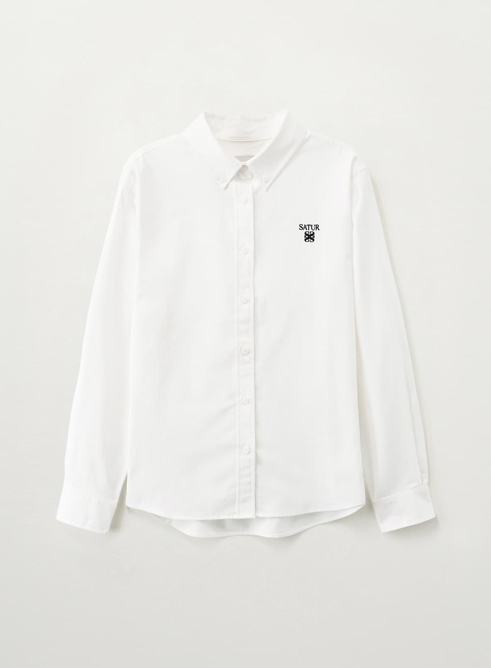 (W) Loren Oxford Shirt - White