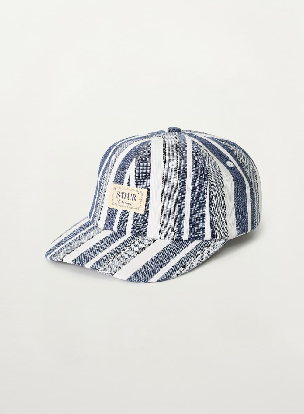 House Stripe Banding Ball Cap - Blue
