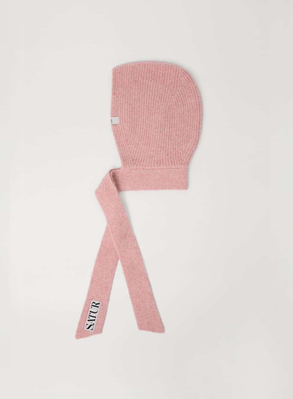 (W) Knit Balaclava - Light Pink
