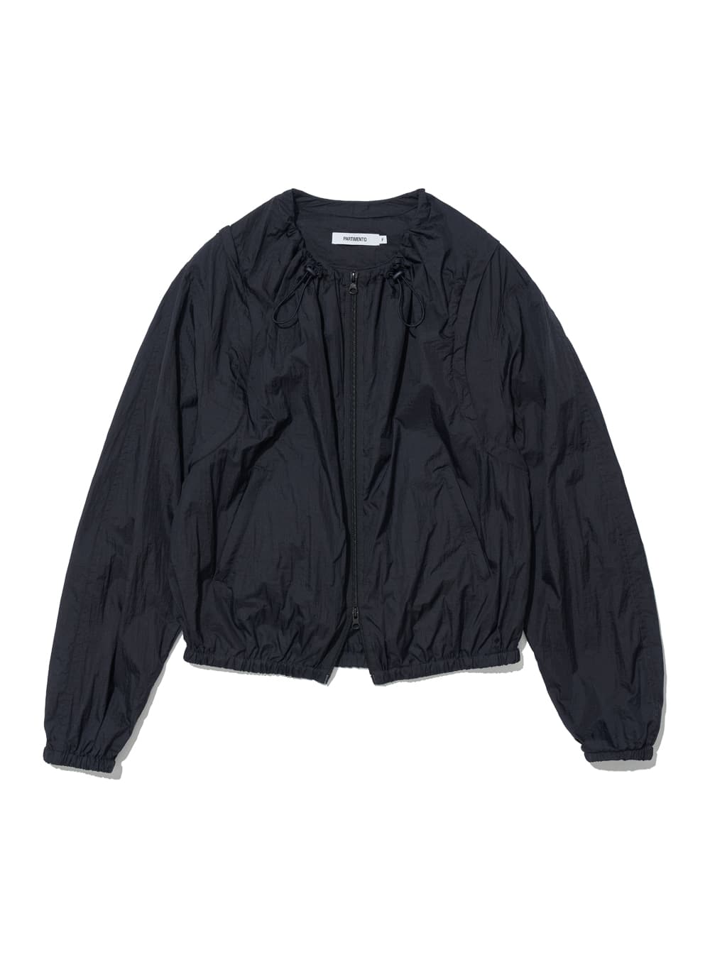 2WAY LIGHTWEIGHT SHIRRING JACKET_NAVY