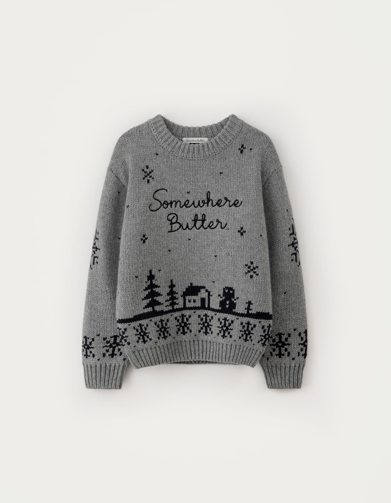 Some Town Wool Sweater - Grey