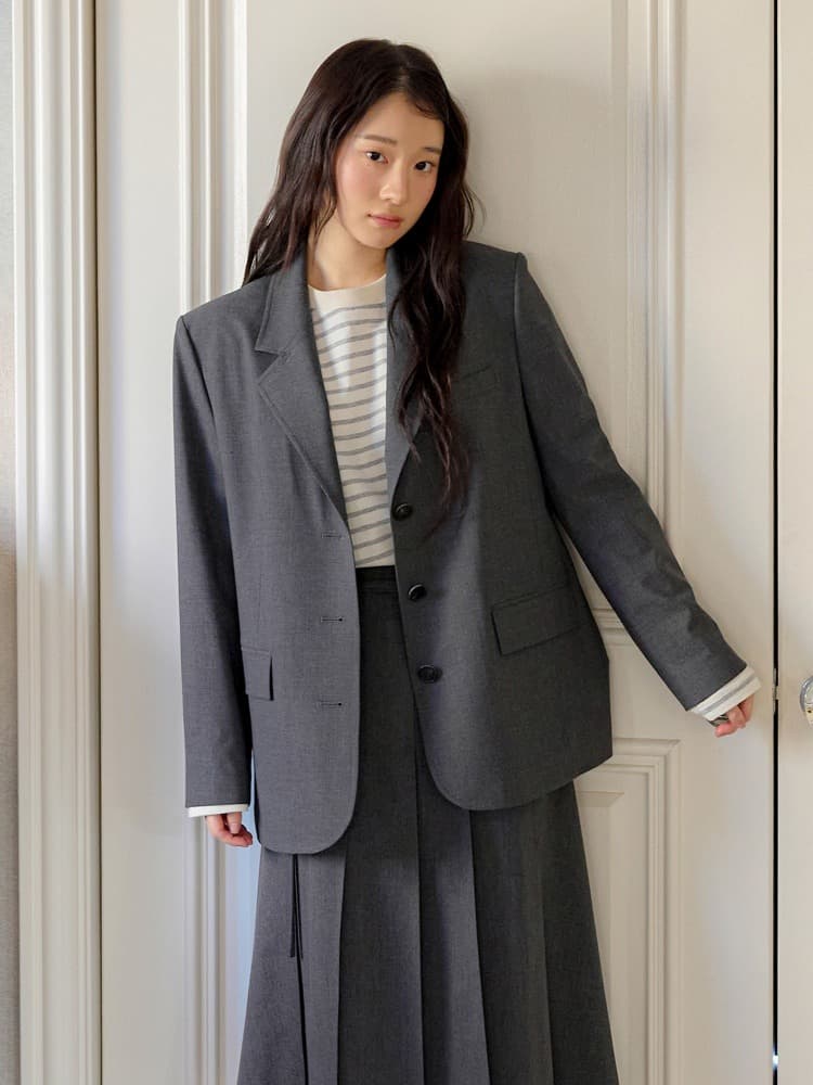 세미 오버 싱글 자켓 OW6MJ3000