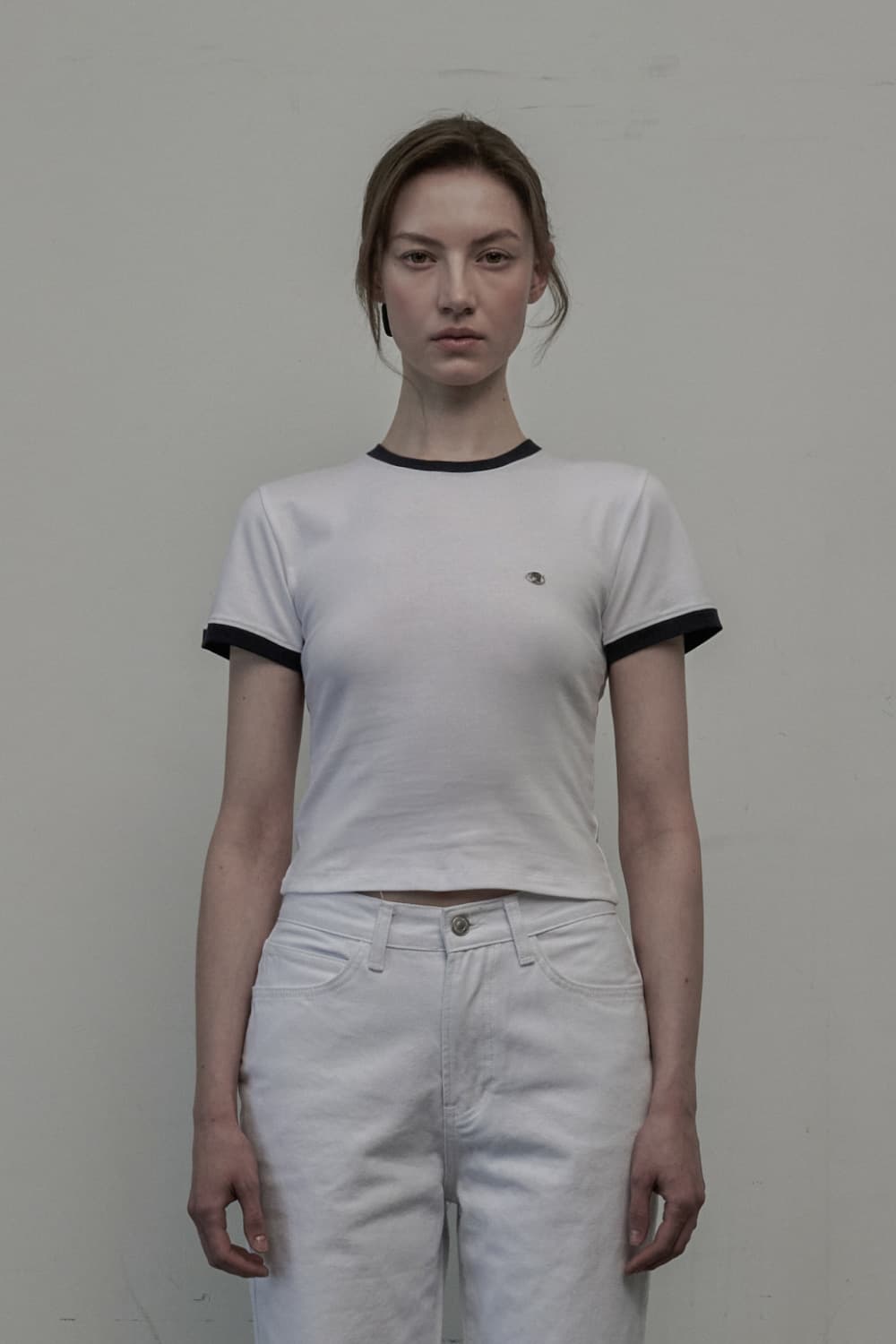 Thea Ringer T-Shirt - White