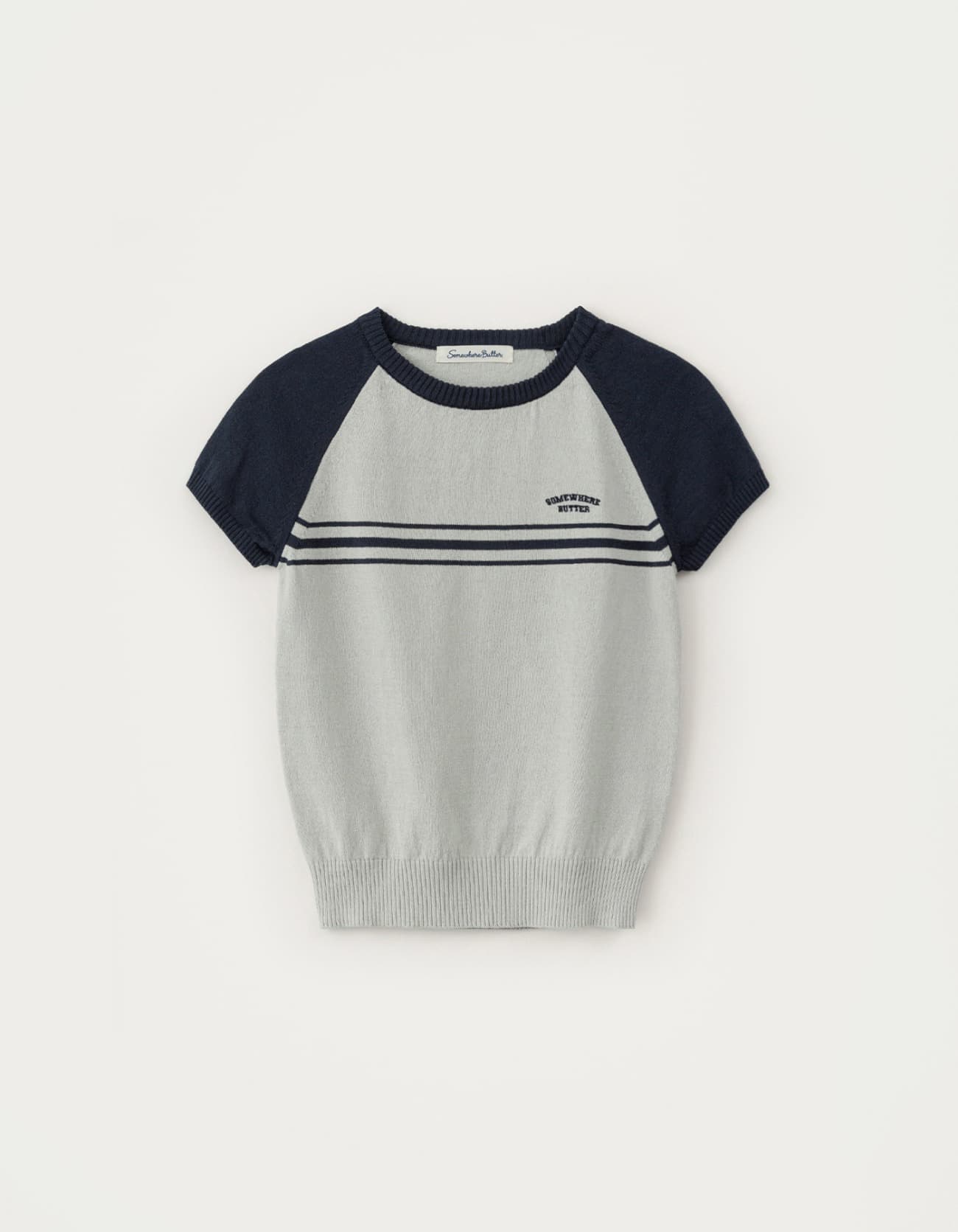 Cony Half Knit - Grey(Navy)