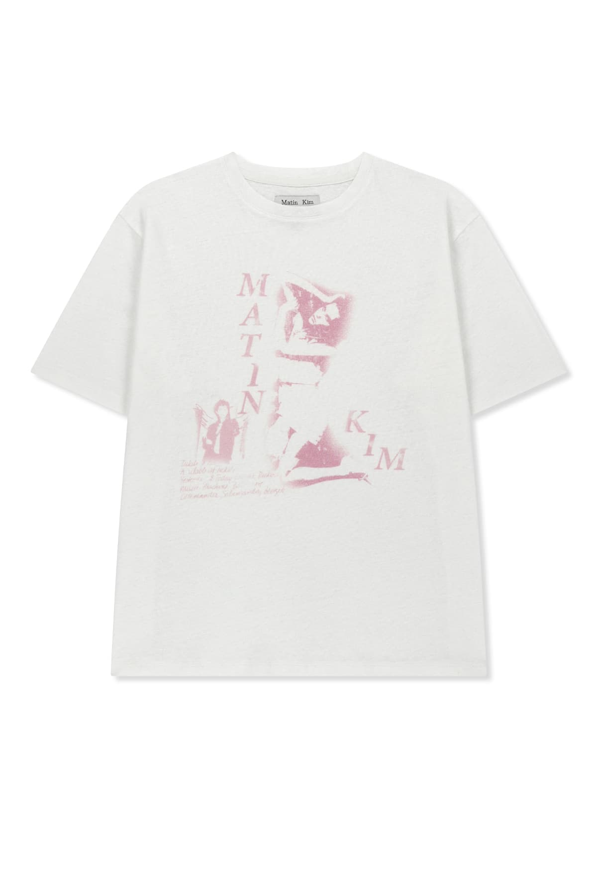 PORTRAIT GRAFFITI LOGO TOP IN WHITE