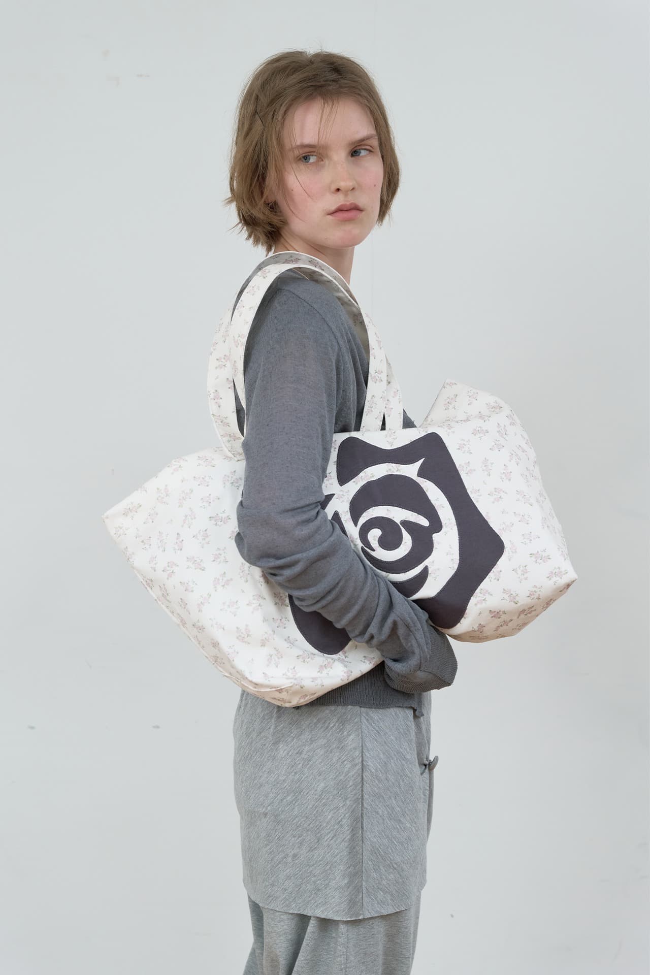 ROSE PATCH ECO BAG_LIGHT PINK