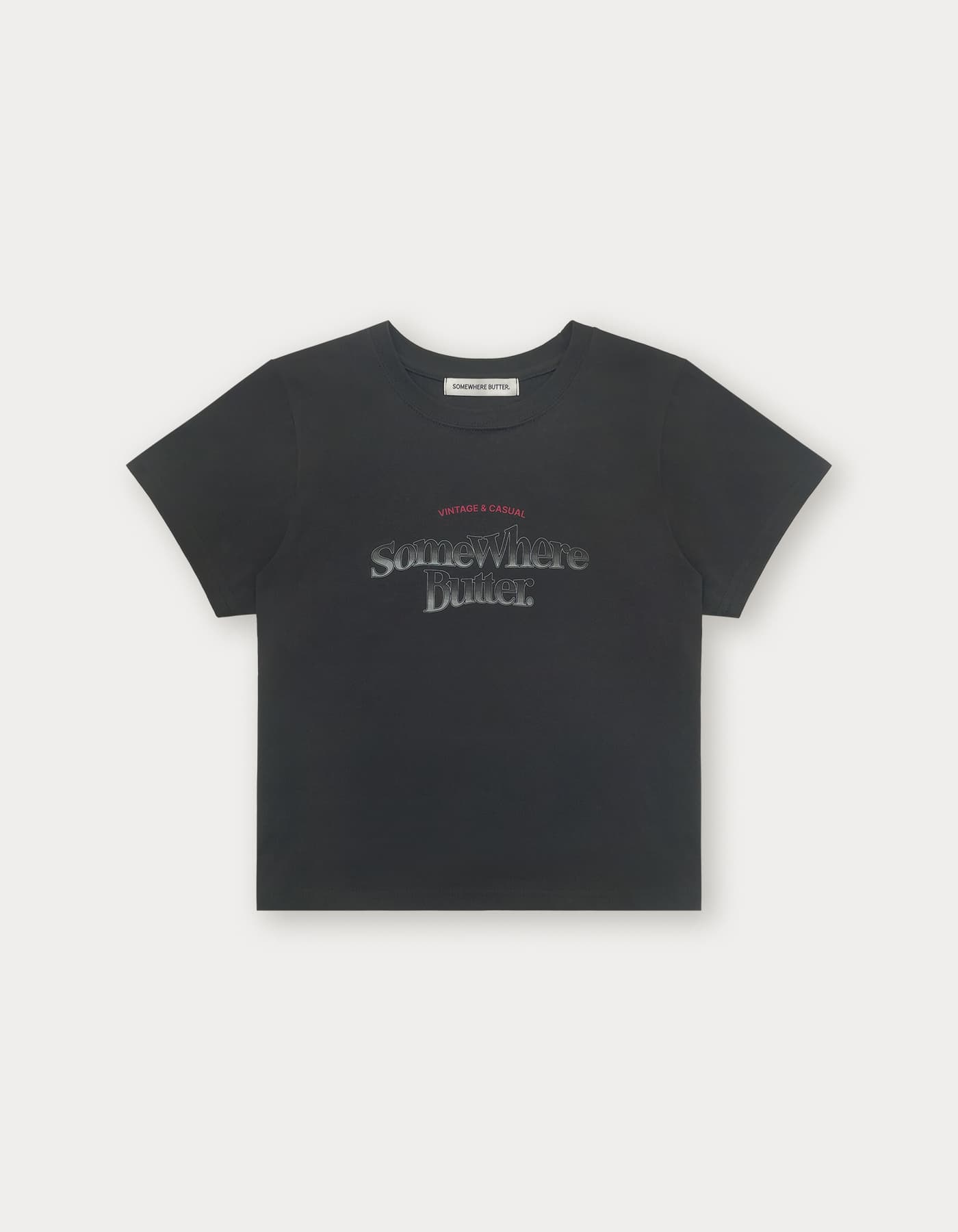 Gradation Wave Logo Top - Charcoal