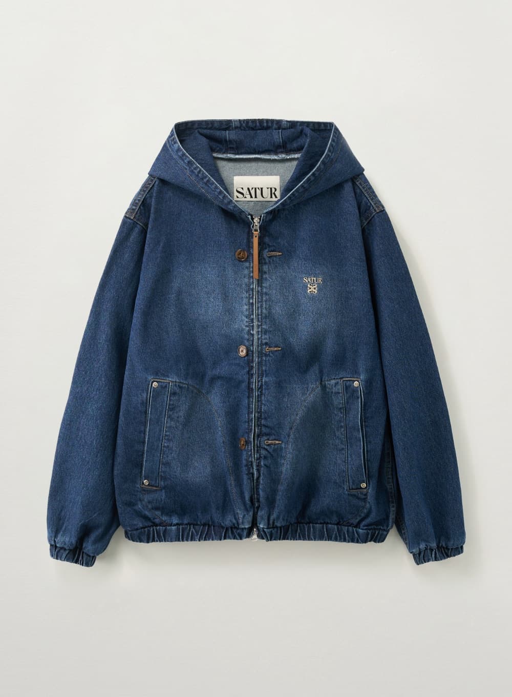 Teo Denim Blouson Jacket - Blue