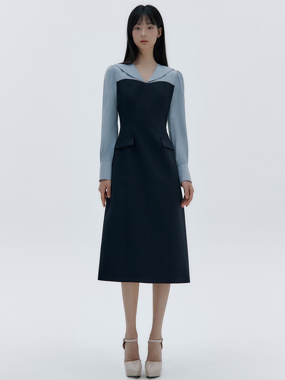 Aella block dress