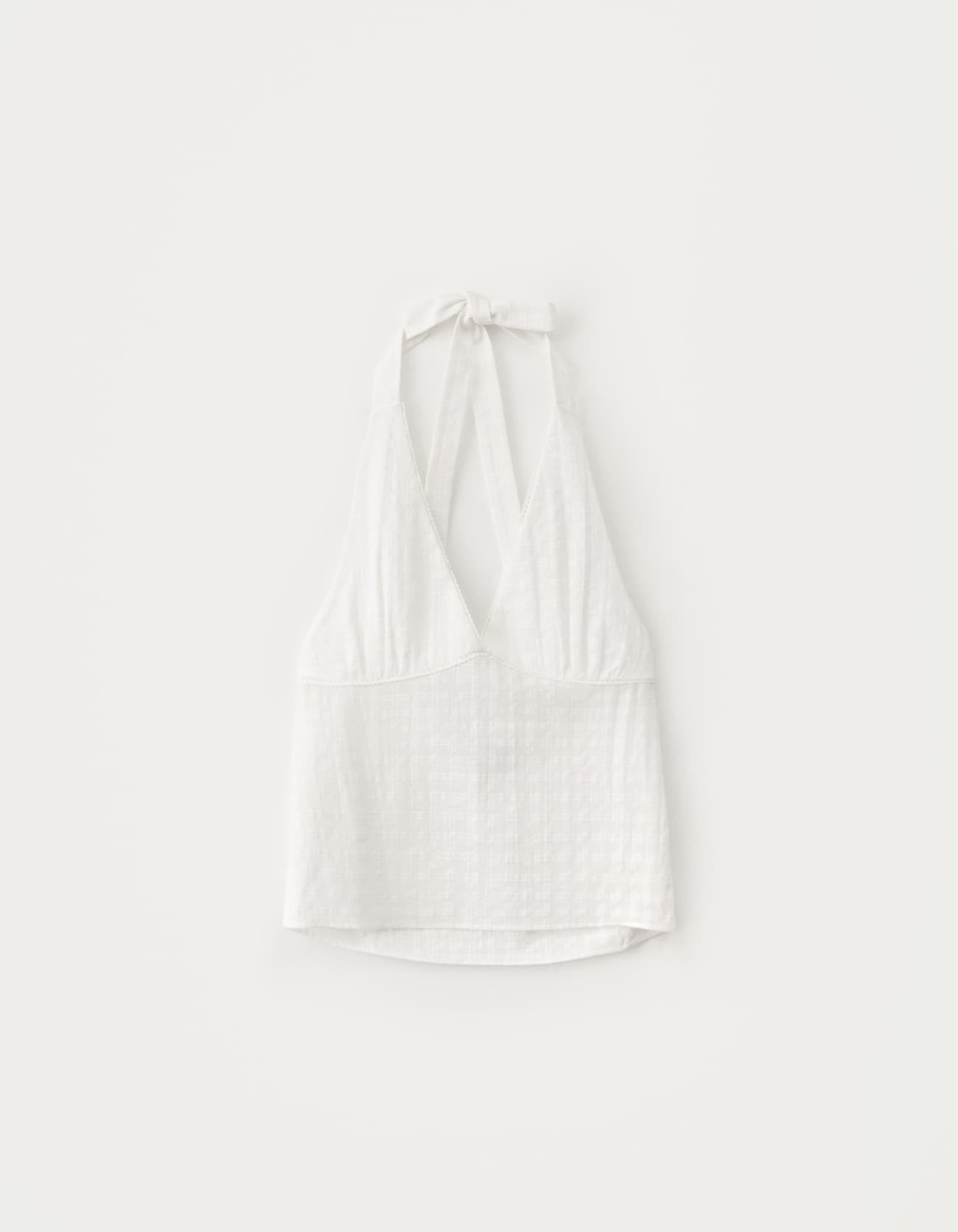 Sella Halter Blouse - Ivory