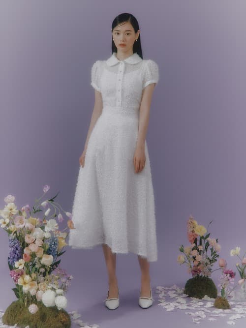 Fluffy flare skirt