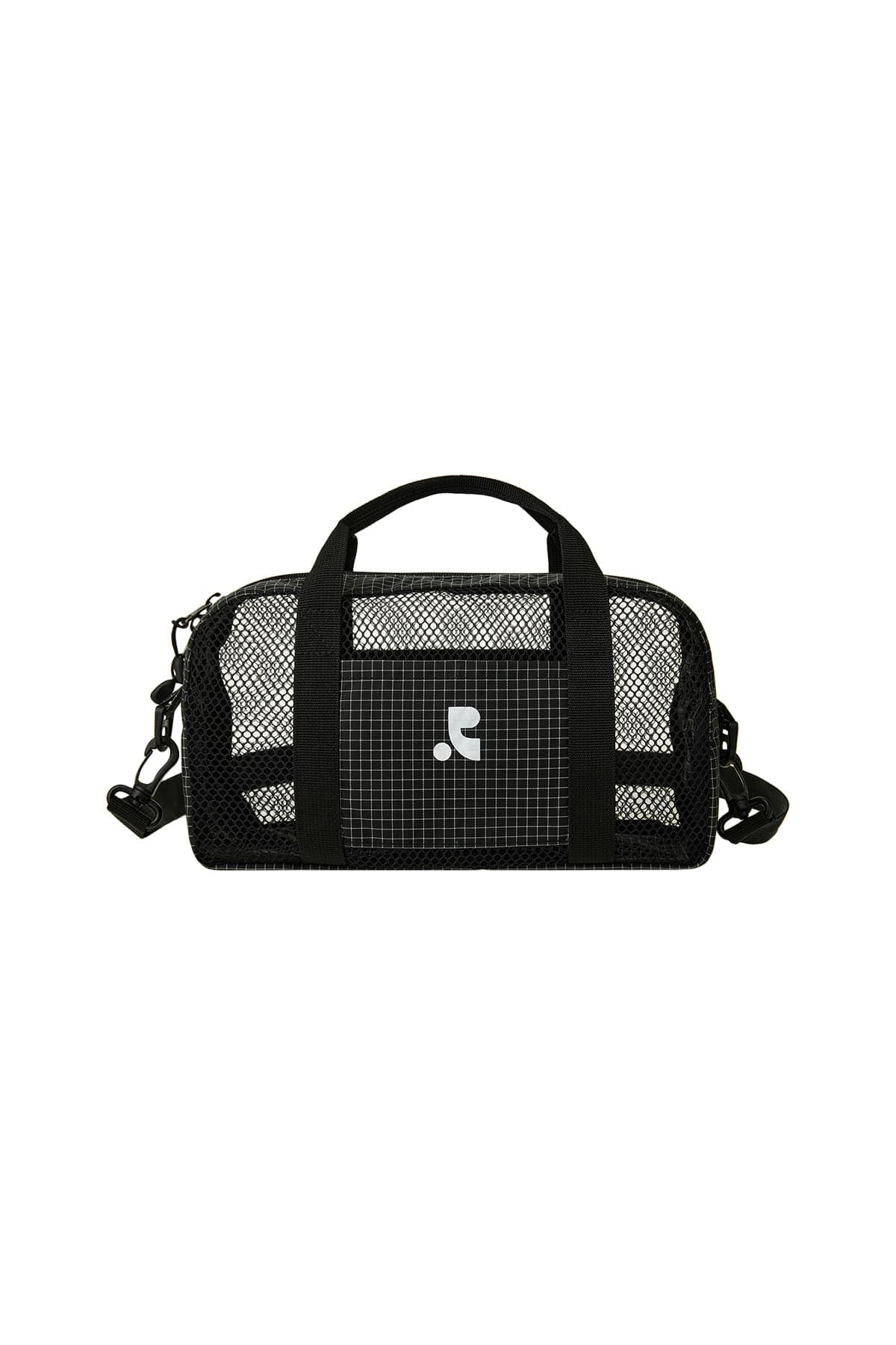 MESH MINI DUFFLE BAG - BLACK