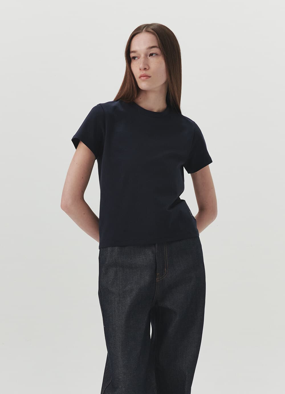 Stable Cotton T-Shirt - Navy