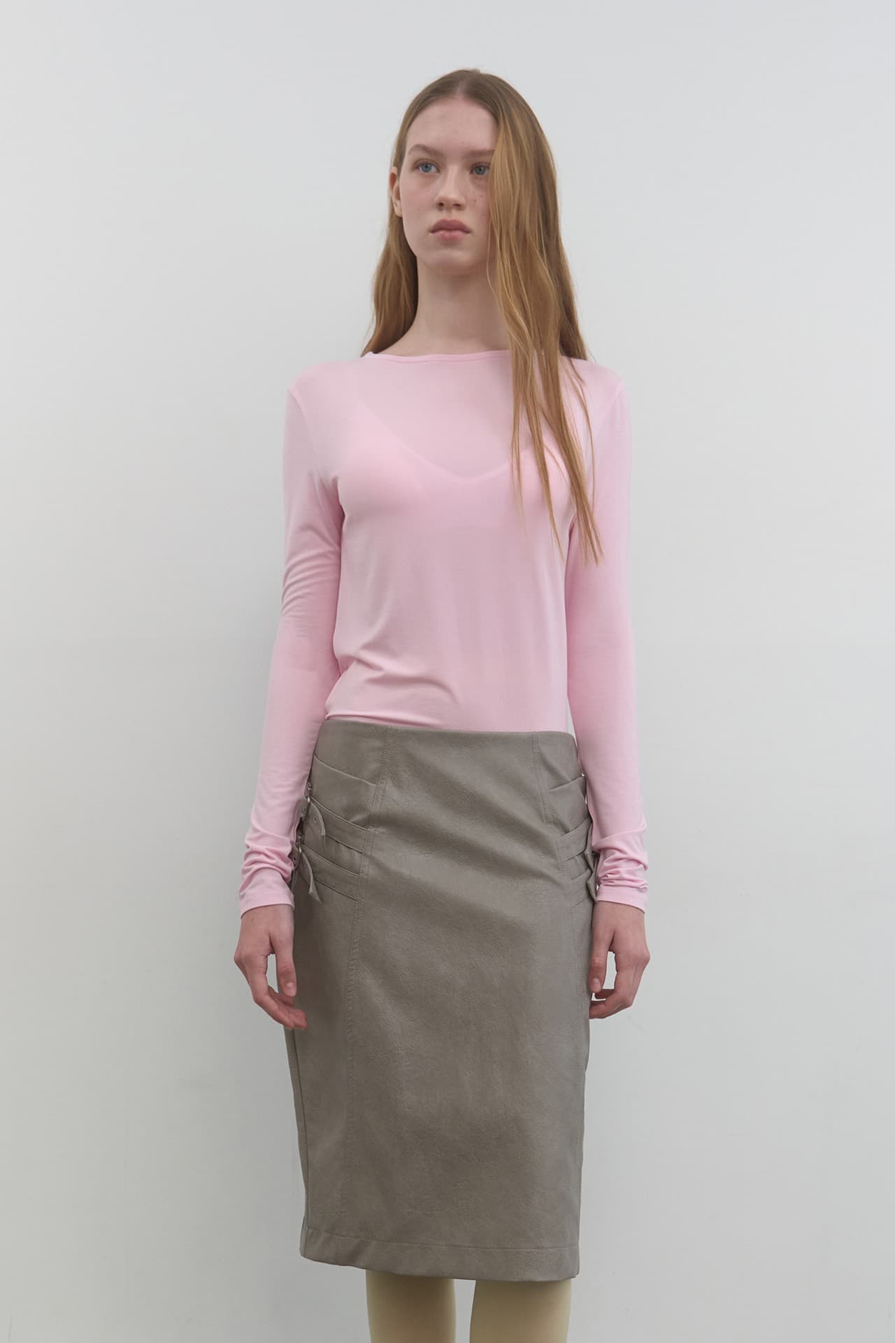 BASIC BOAT NECK TOP_PINK