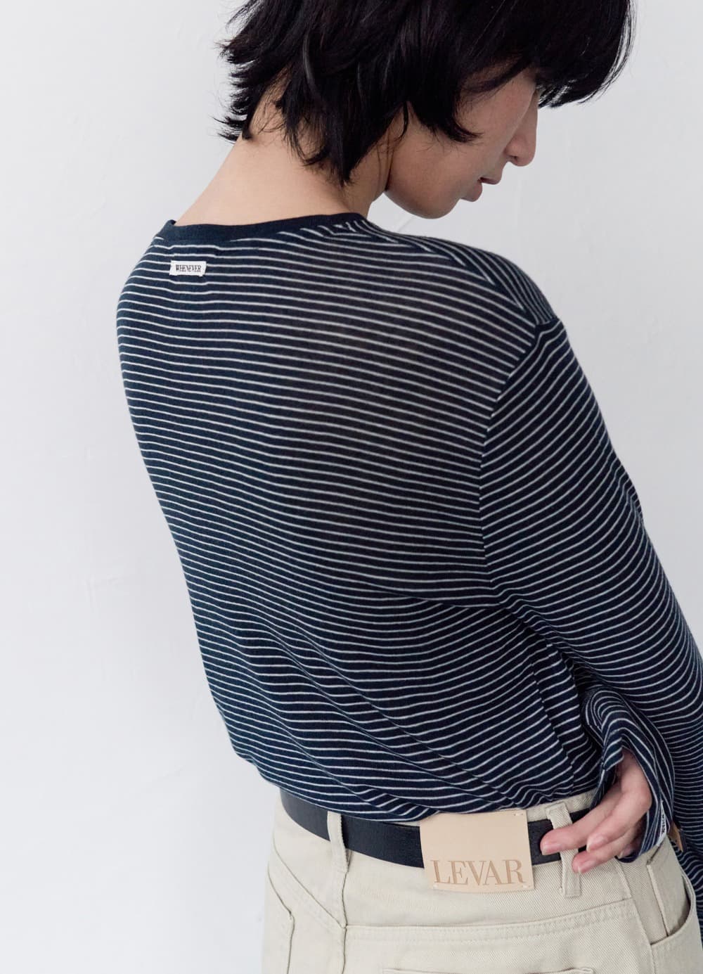 Standard Soft Stripe T-shirt - Navy Stripe