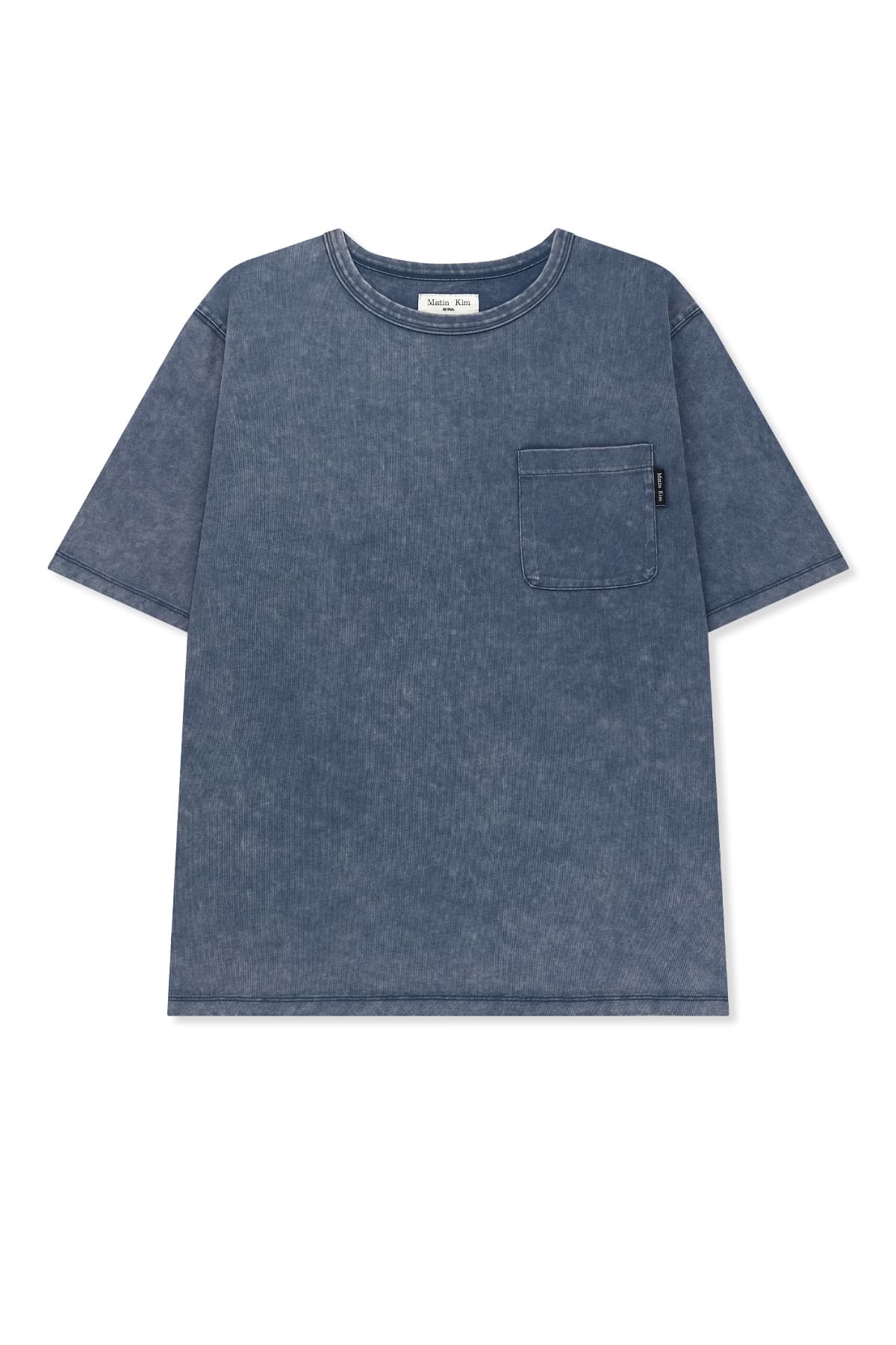 VINTAGE WASHED POCKET TOP FOR MEN IN SMOKE BLUE