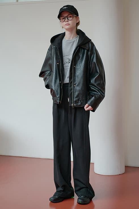 25FN daily zurry wide pants [BK]