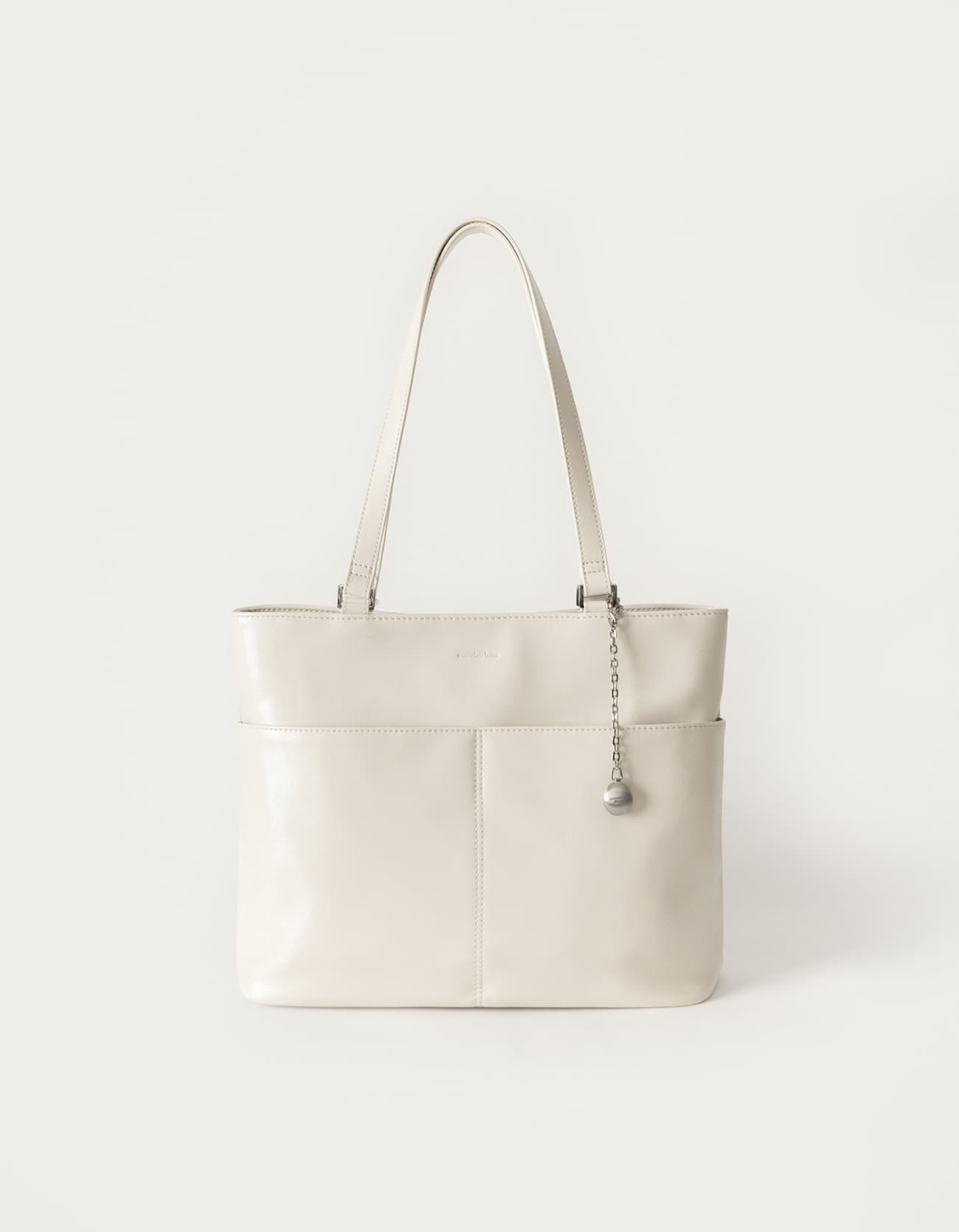 Pocket Toast Shoulder Bag - Cream
