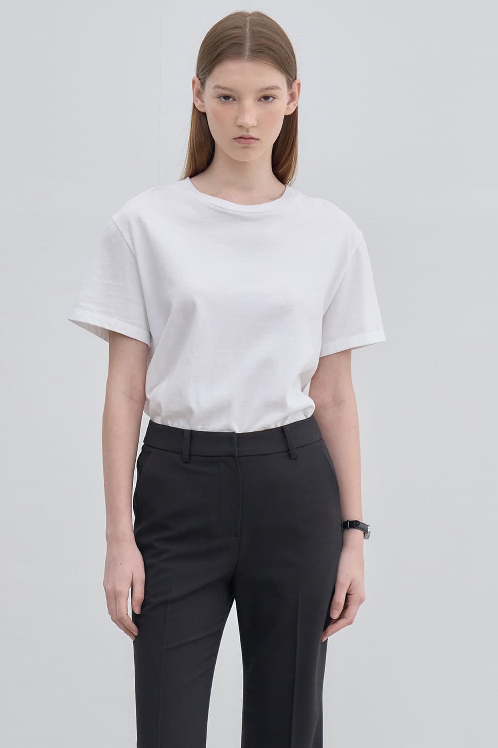 Standard fit basic t-shirt 2colors [N6STS01]
