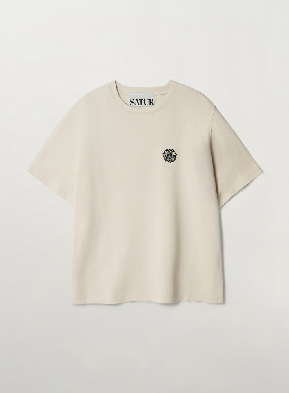 Crest Logo T-Shirt - Cream