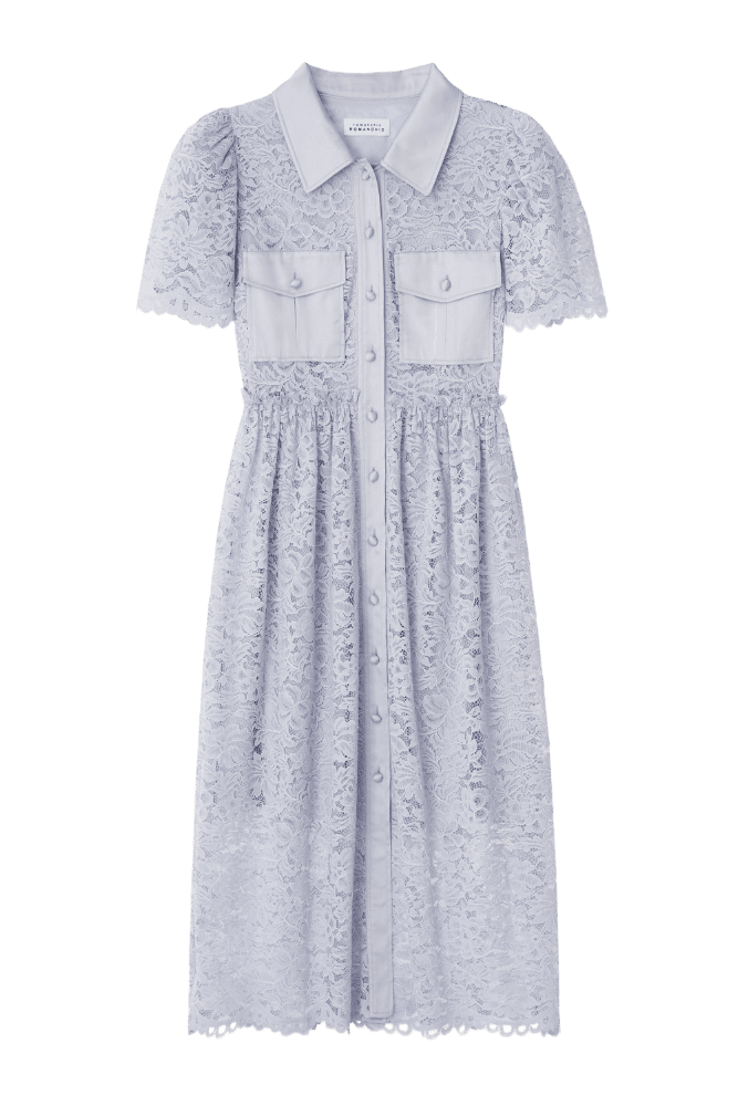 Lacefield Garden Shirt Dress (Blue)