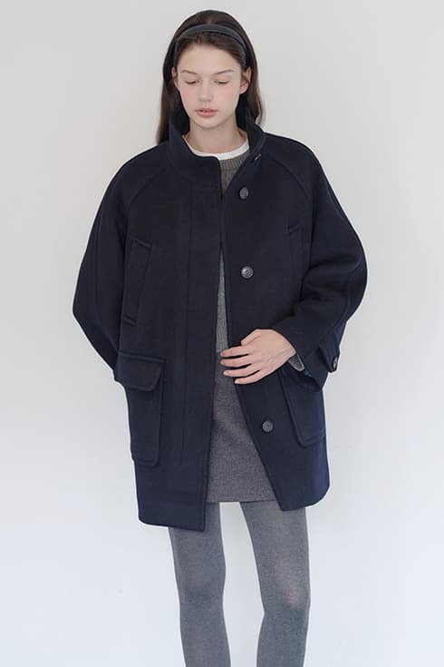 25WN high-neck half coat [NA]